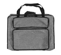 YushiTrading Sac d’Art imperméable et Pliable, Sac de Grande capacité pour Planche à Dessin, Porte-équipement de Dessin en Toile Durable avec bandoulière, idéal pour Les Artistes et Les (Grise)