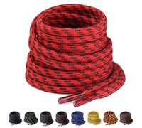 Yusimu Lacets Ronds pour Chaussures de Travail, Sport, Randonnée et Bottes - Renforcés 4,5 mm
