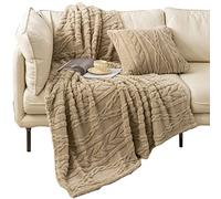 YUSOKI Couverture Sherpa au Design élégant 3D, Super Douce, Duveteuse et Chaude, en Peluche épaisse, Moelleuse et Moelleuse pour Adolescentes, Filles, Femmes, canapé, Fauteuil, Homme, garçon, Cadeau