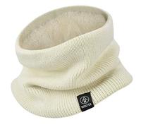 Yuson Girl Hiver Col Écharpe Femme et Homme Tour de Cou Chaud Tricot Foulard avec Doublé Polaire Cache-Col Epaisse Écharpe Tube Foulard Ronde pour Portage Moto Ski Velo,Taille unique,Beige-Beige