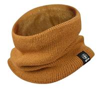 Yuson Girl Hiver Col Écharpe Femme et Homme Tour de Cou Chaud Tricot Foulard avec Doublé Polaire Cache-Col Epaisse Écharpe Tube Foulard Ronde pour Portage Moto Ski Velo,Taille unique,Jaune-Jaune