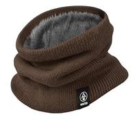 Yuson Girl Hiver Col Écharpe Femme et Homme Tour de Cou Chaud Tricot Foulard avec Doublé Polaire Cache-Col Epaisse Écharpe Tube Foulard Ronde pour Portage Moto Ski Velo,Taille unique,Marron-Marron