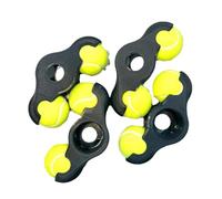 YUSSEQDD 4x adaptateurs de pieds à pression pour Wahoo Kickr Core Roller Trainer expérience de cyclisme en salle ABS support de vélo adaptateur de noyau pieds