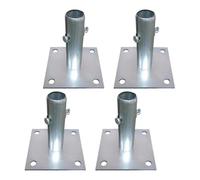 YUSSEQDD Accessoire de Base d'échafaudage Mobile réglable pour assurant Une Installation Facile et grâce à Un mécanisme de Verrouillage par goupille pour Une stabilité maximale. Plaques Base pour