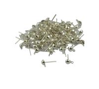 YUSSEQDD Apprêts de boucles d'oreilles, clous d'oreilles astucieux avec boucle, accessoires indispensables pour personnaliser vos bijoux et créer des styles uniques. Les fermoirs, épingles et boucles