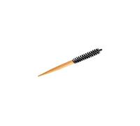 YUSSEQDD Brosse de coiffure professionnelle avec manche en bois, petite brosse ronde pour brushing, poils en nylon, minimise les frisottis, de coiffure pour styliste