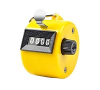 YUSSEQDD Compteur électronique numérique pratique pour le suivi des numéros en déplacement. 4. Le compteur adopte une structure mécanique interne. de golf, jaune