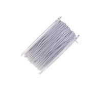 YUSSEQDD Cordon élastique extensible pour perles, fil élastique blanc pour la création de bijoux, colliers et bracelets, projets de bricolage, carnets, masques.