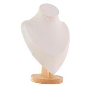 YUSSEQDD Durable Collier Support De Support Bijoux Présentoir Buste Élégant Organisateur De Tissu Doux Décoration La Maison Et Salon Décoration La Maison Chaîne