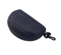 YUSSEQDD Étui de rangement léger et compact pour lunettes de soleil sport, fermeture éclair pratique, chiffon nettoyage inclus. Étui pour lunettes baseball avec clip ceinture pratique.