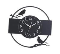 YUSSEQDD Horloge décorative Montre Murale Animal Salle à Manger Moderne carême Noir Horloge Murale Salon entrée Cuisine Salle de Bain