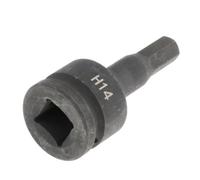 YUSSEQDD Jeu de Douilles à Impact 3/4 à Embouts hexagonaux pour clés cliquet et Barres de Force. Haute Performance. Compatible avec clés cliquet, Impact et Barres Force 3/4. Fabriqué, Noir, 14 mm
