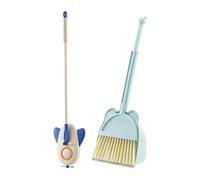 YUSSEQDD Kit balai et pelle pour enfants, outil d'apprentissage doux et compact pour les enfants, format compact et léger. Ensemble balai et pelle pour