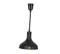 YUSSEQDD Lampe chauffante pour buffet, structure robuste avec système de chauffage télescopique, idéale pour les environnements de service alimentaire tels, noir, 60-180 cm