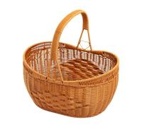 YUSSEQDD Panier de cueillette Multifonction pour la Maison, idéal pour Bonbons, Snacks et Noix. Idéal comme Cadeau de fête Vacances pour la Famille et Les Amis. Peut être tissé à Main.