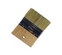 YUSSEQDD Pinceau polyvalent pour la peinture murale, les teintures et les travaux de finition. Grande capacité de rétention peinture/huile pour un travail efficace. Manche ergonomique en bois.