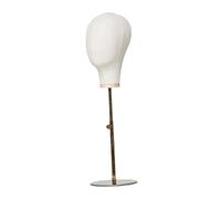 YUSSEQDD Présentoir à chapeaux professionnel de table pour chapeaux et accessoires de coiffure. Maintient une forme impeccable. Stable et durable, Beige, Socle en métal 60 cm