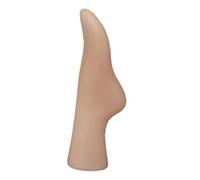 YUSSEQDD Présentoir à chaussettes de taille moyenne, support idéal pour les magasins de détail afin présenter les produits chaussures. Mannequin, support pour pieds, Beige, 21 cm