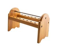 YUSSEQDD Présentoir de réparation de lunettes, support rangement pour opticiens, comprenant pinces et tournevis, organisateur multifonctionnel en bambou pour outils rangement.