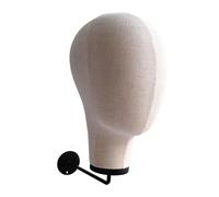 YUSSEQDD Support de rangement pour tête de mannequin, support rangement pour chapeau, présentoir mural durable, crochet voyage, taille longueur 17,5 cm x 5 cm/6,89 pouces X 1,97 pouces, tête