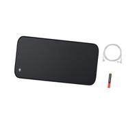 YUSSEQDD Tapis de mise à la terre pour lit, housse de matelas mise à la terre, expérience sommeil relaxant, avantages pour tous les âges, drap-housse, surmatelas, Noir, 68x135cm