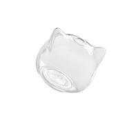 YUSSEQDD Terrarium en Verre en Forme de Chat, idéal pour Les Plantes Aquatiques et Les tillandsias. Pot Suspendu pour Plantes hydroponiques, Vase pour Bureau Balcon.