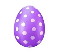 YUSSEQDD Œufs gonflables de Pâques pour exposition extérieure. Répandez la Pour joie de Pâques dans le quartier. Ne fuira pratiquement pas. Durable et réutilisable, Violet, 16 pouces