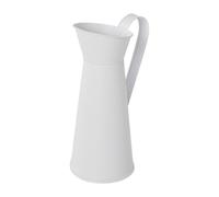 YUSSEQDD Vase en métal Chic pour Fleurs, décor Rustique de Ferme, pichet Rustique pour Fleurs, Vase à Fleurs en métal galvanisé en Fer, Un