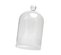 YUSSEQDD Vitrine en Verre Artisanale « Fleurs éternelles » pour Lampe, ajoutant Une Touche d'originalité et protégeant Vos Objets avec élégance. Un Cadeau créatif à Offrir, Transparent, M