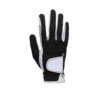 YUSUZH 2 pièces Gants de Golf for Hommes Respirant Main Droite ou Gauche for réglable for golfeurs pour Main Gauche et Droite(Black Right Hand)