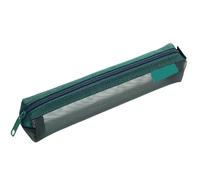 YUSUZH 5 Pcs Simple Mesh Transparent Pencil Case Storage Pen Bag Zipper Pouch Portable Mini Cute Stationery Office School Supplies pour Scolaires(Distant Green Mountains)