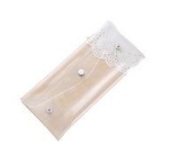 YUSUZH 5Pcs GlitterPencil Bags Transparent Waterproof Pencil Case Multifunction Pouch Stationary Organizer Desk Accessoriesback pour Scolaires(Color 6)