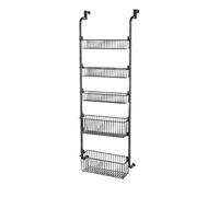 YUSUZH Étagères suspendues à la Porte, Support de Rangement Mural Multicouche sans perçage, épices for Jouets, Magazines et Fruits pour Cuisine, Chambre à Coucher(M)