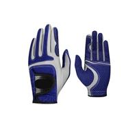 YUSUZH Gants de Golf élastiques for Hommes, 2 pièces, antidérapants, Respirants, en Tissu Microfibre, for Une Seule Main Gauche pour Main Gauche et Droite(Blue,25)