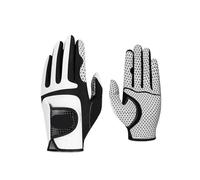 YUSUZH Gants de Golf élastiques for Hommes, 2 pièces, antidérapants, Respirants, en Tissu Microfibre, for Une Seule Main Gauche pour Main Gauche et Droite(White,24)