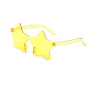 YUSUZH Lot de 20 lunettes soleil sans monture personnalisées, colorées, en forme boule, couleur bonbon, une seule pièce pour Fête d'anniversaire(Yellow)