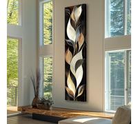YUSUZHU Tableau représentant un arbre long et étroit, toile haute et fine - Impression verticale longue et étroite, peinture vintage sur toile (40 x 120 cm/sans cadre)