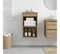 YUTAASU Armoire de salle de bain en chêne Artisan 30 x 41 x 50 cm | Compact, stable, design moderne, pour l'intérieur, peut être monté avec un tournevis