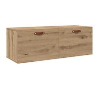 YUTAASU Armoire murale en chêne Artisan - 100 x 36,5 x 35 cm
