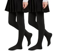 Yutdeng Collants Thermiques Filles Enfants Collants Doublé en Polaire d'hiver Épais Chaud Doux Collant Opaque Extensibles Taille Haute Leggings Pantalon de Danse Ballet Chaussettes