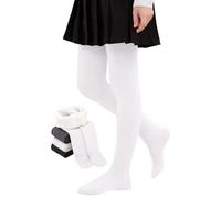 Yutdeng Collants Thermiques Filles Enfants Collants Doublé en Polaire d'hiver Épais Chaud Doux Collant Opaque Extensibles Taille Haute Leggings Pantalon de Danse Ballet Chaussettes