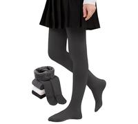 Yutdeng Collants Thermiques Filles Enfants Collants Doublé en Polaire d'hiver Épais Chaud Doux Collant Opaque Extensibles Taille Haute Leggings Pantalon de Danse Ballet Chaussettes