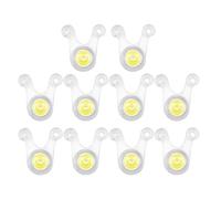 YUTNGYNG 10pcs Garde Imperméable Suspendue Light Fishing Avertissement Lampe De Sécurité en Plein Air Corde Tente Camping Dorative Corde Tente Poche Décortive
