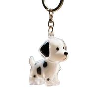 YUTNGYNG Mémorial De Poils d'animal Transparent Keepsakes Pendre Charme De Chien Forme Figurine Furs Collecteur Course pour Clés Ou Sacs Sacs Clair Pet Hair Memorial Keechain