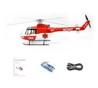 YUTT BO105 Hélicoptère RC Classe 470, 6CH 3D Stunt Hélicoptère avec H1 Flight Controller, Positionnement GPS et Commande Gauche/Droite Réglable (Version PNP)
