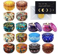 YUTUY 16 Pièces Ensemble Bougie Parfumée pour Mariage Bath Yoga Fête Décor,La Saint-Valentin et Cadeau de Fête des Mères