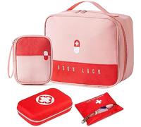 YUTUY 4Pièces Trousse de Secours Vide,Trousse de Premiers Secours,Boite de d'urgence,Kit de Premiers Secours,Portable,pour la Maison,Camping,l'école et Voyages