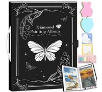YUTUY Diamond Painting Album,Livre de Peinture Diamant,A3 Diamond Painting Dossier,Diamond Painting Collection Folder Fabriqué,Livre de Rangement pour Protéger Les Peintures Diamant