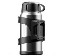 YUTVTNPUKM Grande Bouteille Thermos à Café De Voyage Isotherme Classique avec Tasse en Plastique Boisson Acier Inoxydable pour Vide SurdimensionnéEbouteille Isotherme en Acier Inoxydable De Grande A