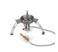 YUTVTNPUKM Kit De Barbecue Camping Portable avec GrillepoêLe Grilclip PoêLeportableréChaud &Grill Combo RéChaud BrûLeur CuisinièRe D'ExtéRieurcompacte éTui Transport Incluspour Un Facile A